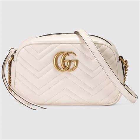 yellow gucci purse|white Gucci marmont small.